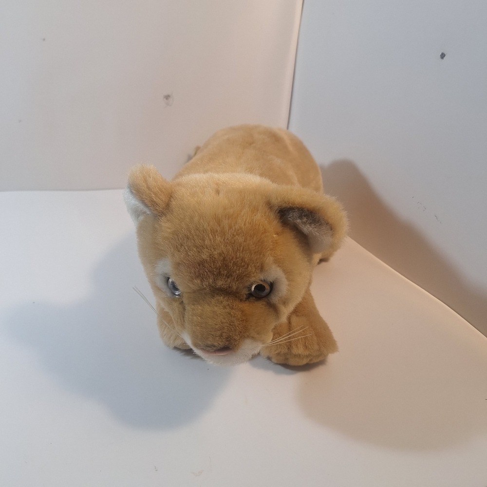 FAO Schwarz Mountain Lion 19"  Stuffed Animal Super Soft